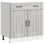 Mueble bajo de cocina Lucca madera contrachapada gris sonoma von , Küchenschränke - Ref: Foro24-853743, Preis: 103,19 €, Raba...