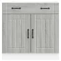Mueble bajo de cocina Lucca madera contrachapada gris sonoma von , Küchenschränke - Ref: Foro24-853743, Preis: 103,19 €, Raba...