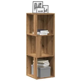 Mueble de esquina madera ingeniería roble artisan 33x33x100 cm von , Schließfächer und Lagerschränke - Ref: Foro24-856721, Pr...
