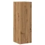 Mueble de esquina madera ingeniería roble artisan 33x33x100 cm de , Taquillas y armarios de almacenamiento - Ref: Foro24-8567...