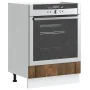 Armario de horno Lucca madera contrachapada roble ahumado von , Küchenschränke - Ref: Foro24-853762, Preis: 61,18 €, Rabatt: %