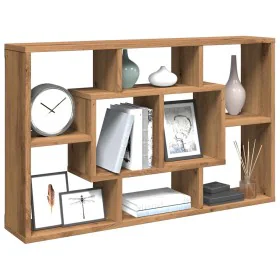 Estantería pared madera ingeniería roble artesanal 85x16x52,5cm by , Closets and storage - Ref: Foro24-857014, Price: 47,35 €...