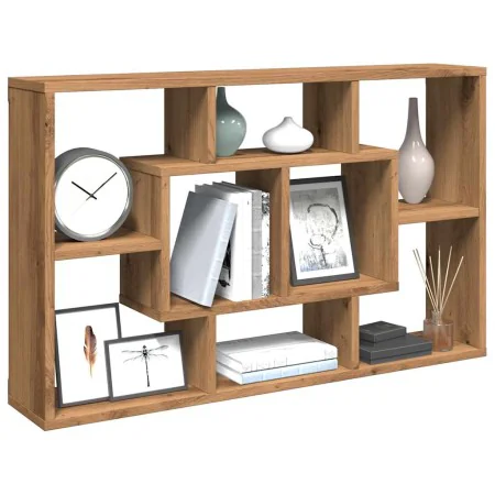 Estantería pared madera ingeniería roble artesanal 85x16x52,5cm by , Closets and storage - Ref: Foro24-857014, Price: 47,35 €...