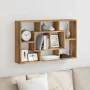 Estantería pared madera ingeniería roble artesanal 85x16x52,5cm by , Closets and storage - Ref: Foro24-857014, Price: 47,35 €...