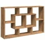 Estantería pared madera ingeniería roble artesanal 85x16x52,5cm by , Closets and storage - Ref: Foro24-857014, Price: 47,35 €...