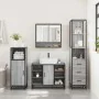 Set de muebles de baño 3 pzas madera contrachapada gris sonoma de , Muebles de baño - Ref: Foro24-3301183, Precio: 260,60 €, ...
