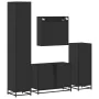 Juego de muebles de baño 4 pzas madera contrachapada negro von , Badezimmermöbel - Ref: Foro24-3301230, Preis: 462,72 €, Raba...