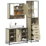 Set de muebles de baño 3 pzas madera contrachapada roble sonoma von , Badezimmermöbel - Ref: Foro24-3301181, Preis: 256,25 €,...