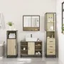 Set de muebles de baño 3 pzas madera contrachapada roble sonoma von , Badezimmermöbel - Ref: Foro24-3301181, Preis: 256,25 €,...