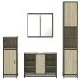 Juego de muebles de baño 4 pzas contrachapada roble sonoma von , Badezimmermöbel - Ref: Foro24-3301211, Preis: 400,56 €, Raba...