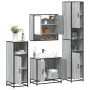 Set de muebles de baño 4 pzas madera contrachapada gris sonoma von , Badezimmermöbel - Ref: Foro24-3301218, Preis: 354,91 €, ...