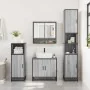 Set de muebles de baño 4 pzas madera contrachapada gris sonoma von , Badezimmermöbel - Ref: Foro24-3301218, Preis: 354,91 €, ...