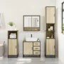 Juego de muebles de baño 4 pzas contrachapada roble sonoma von , Badezimmermöbel - Ref: Foro24-3301226, Preis: 412,54 €, Raba...
