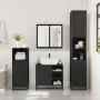Juego de muebles de baño 4 pzas madera contrachapada negro de , Muebles de baño - Ref: Foro24-3301205, Precio: 427,67 €, Desc...