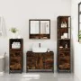 Set de muebles baño 4 pzas madera contrachapada roble ahumado von , Badezimmermöbel - Ref: Foro24-3301302, Preis: 313,63 €, R...
