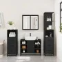 Juego de muebles de baño 4 pzas madera contrachapada negro von , Badezimmermöbel - Ref: Foro24-3301270, Preis: 365,47 €, Raba...