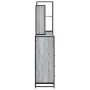 Set de muebles de baño 4 pzas madera contrachapada gris sonoma de , Muebles de baño - Ref: Foro24-3301253, Precio: 359,77 €, ...