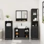Juego de muebles de baño 4 pzas madera contrachapada negro by , Bathroom furniture - Ref: Foro24-3301300, Price: 345,43 €, Di...