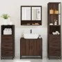 Set de muebles baño 4 pzas madera contrachapada roble marrón von , Badezimmermöbel - Ref: Foro24-3301279, Preis: 321,40 €, Ra...