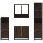 Set de muebles baño 4 pzas madera contrachapada roble marrón von , Badezimmermöbel - Ref: Foro24-3301279, Preis: 321,40 €, Ra...
