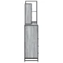 Set de muebles de baño 4 pzas madera contrachapada gris sonoma by , Bathroom furniture - Ref: Foro24-3301293, Price: 454,03 €...