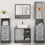 Set de muebles de baño 4 pzas madera contrachapada gris sonoma von , Badezimmermöbel - Ref: Foro24-3301298, Preis: 347,39 €, ...