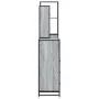 Set de muebles de baño 4 pzas madera contrachapada gris sonoma von , Badezimmermöbel - Ref: Foro24-3301298, Preis: 347,39 €, ...