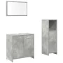 Set muebles de baño 2 piezas madera contrachapada gris hormigón von , Badezimmermöbel - Ref: Foro24-3324851, Preis: 93,57 €, ...