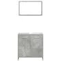 Set muebles de baño 2 piezas madera contrachapada gris hormigón von , Badezimmermöbel - Ref: Foro24-3324851, Preis: 93,57 €, ...