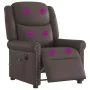 Sillón reclinable de masaje eléctrico marrón brillante by , Armchairs - Ref: Foro24-3303417, Price: 279,33 €, Discount: %