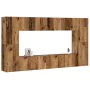 Conjunto de mueble de TV 8 piezas montado la pared madera vieja de , Muebles TV - Ref: Foro24-3328975, Precio: 284,97 €, Desc...