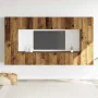 Conjunto de mueble de TV 8 piezas montado la pared madera vieja de , Muebles TV - Ref: Foro24-3328975, Precio: 284,97 €, Desc...