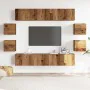 Conjunto de mueble de TV 8 piezas montado la pared madera vieja de , Muebles TV - Ref: Foro24-3328949, Precio: 251,98 €, Desc...