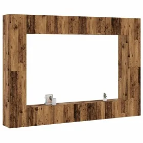 Conjunto de mueble de TV 8 piezas montado la pared madera vieja von , TV-Möbel - Ref: Foro24-3328977, Preis: 441,88 €, Rabatt: %