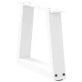 Patas para mesa de comedor forma V 2 uds blanco 30x(30-31,3) cm de , Patas para mesas - Ref: Foro24-4012521, Precio: 43,81 €,...