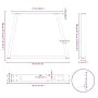 Patas para mesa de comedor forma V 2 uds blanco 30x(30-31,3) cm de , Patas para mesas - Ref: Foro24-4012521, Precio: 43,81 €,...