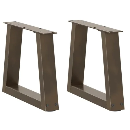Patas para mesa de comedor en forma de V 2 uds acero natural by , Table legs - Ref: Foro24-4012523, Price: 43,81 €, Discount: %