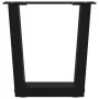Patas para mesa de comedor forma V 2 uds negro 40x(30-31,3) cm by , Table legs - Ref: Foro24-4012604, Price: 48,92 €, Discoun...