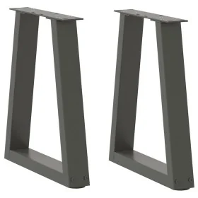 Patas para mesa de comedor en forma de V 2 uds antracita Acero by , Table legs - Ref: Foro24-4012542, Price: 51,40 €, Discoun...