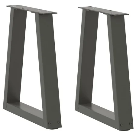 Patas para mesa de comedor en forma de V 2 uds antracita Acero de , Patas para mesas - Ref: Foro24-4012542, Precio: 51,36 €, ...