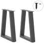 Patas para mesa de comedor en forma de V 2 uds antracita Acero de , Patas para mesas - Ref: Foro24-4012542, Precio: 51,36 €, ...
