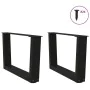 Patas para mesa de comedor forma V 2 uds negro 60x(30-31,3) cm by , Table legs - Ref: Foro24-4012612, Price: 64,32 €, Discoun...