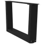 Patas para mesa de comedor forma V 2 uds negro 60x(30-31,3) cm by , Table legs - Ref: Foro24-4012612, Price: 64,32 €, Discoun...
