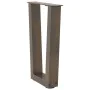 Patas para mesa de comedor forma de V 2 uds acero natural acero by , Table legs - Ref: Foro24-4012627, Price: 59,60 €, Discou...