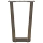 Patas para mesa de comedor forma de V 2 uds acero natural acero by , Table legs - Ref: Foro24-4012627, Price: 59,60 €, Discou...