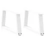 Patas para mesa de comedor forma V 2 uds blanco 70x(30-31,3) cm von , Tischbeine - Ref: Foro24-4012537, Preis: 66,34 €, Rabat...