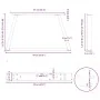 Patas para mesa de comedor forma V 2 uds blanco 70x(30-31,3) cm von , Tischbeine - Ref: Foro24-4012537, Preis: 66,34 €, Rabat...