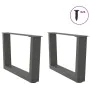 Patas para mesa comedor forma V 2 uds antracita 50x(30-31,3) cm de , Patas para mesas - Ref: Foro24-4012610, Precio: 59,60 €,...