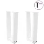 Patas para mesa de comedor en forma de V 2 uds blanco acero von , Tischbeine - Ref: Foro24-4012625, Preis: 59,60 €, Rabatt: %