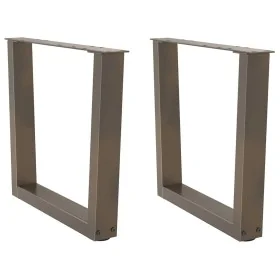 Patas para mesa de comedor forma de V 2 uds acero natural acero von , Tischbeine - Ref: Foro24-4012631, Preis: 65,97 €, Rabat...